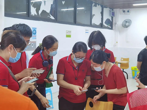 中检深圳公司第六党支部‘AG一飞冲天’第二次增援社区核酸检测